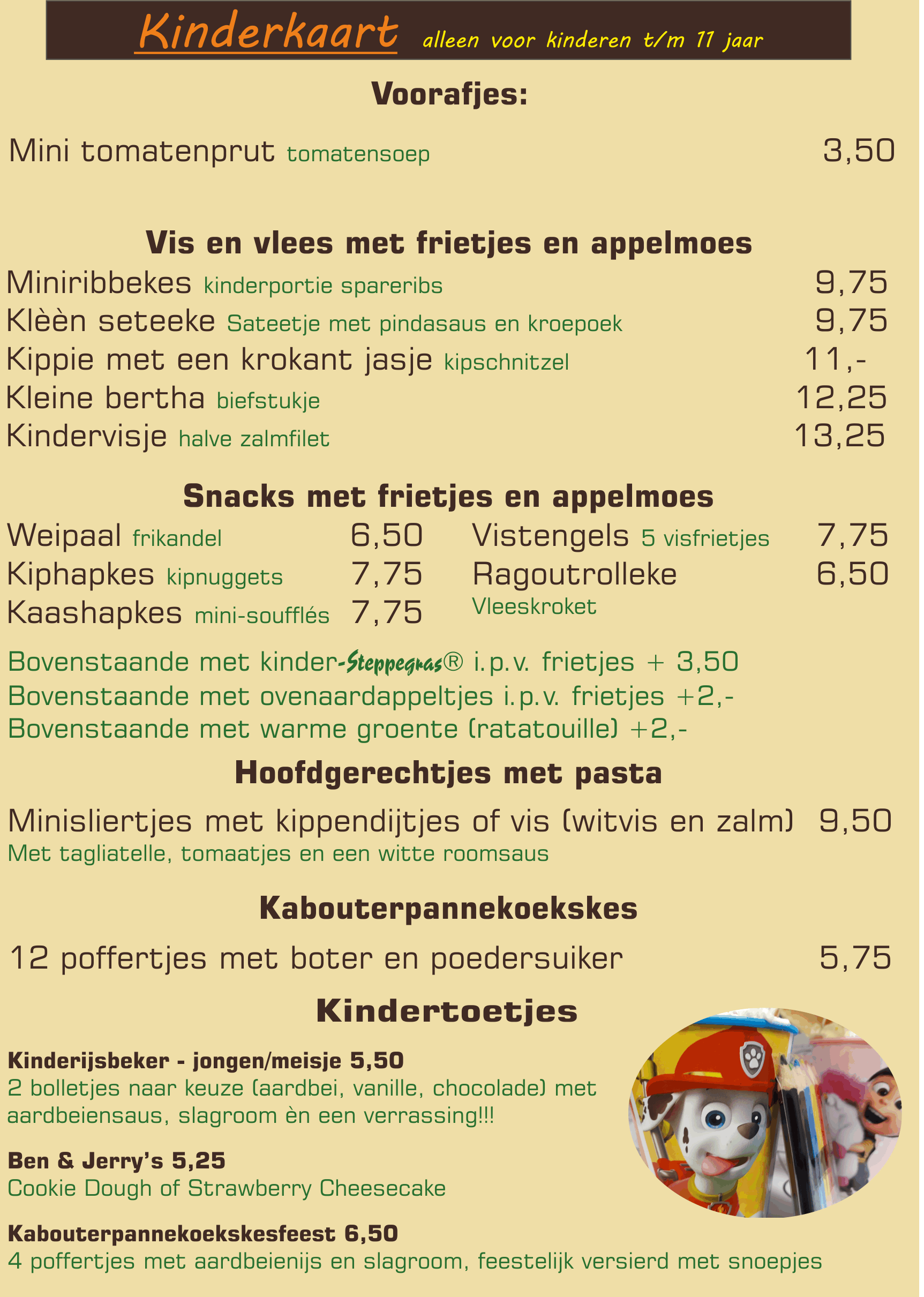 Kinderkaart