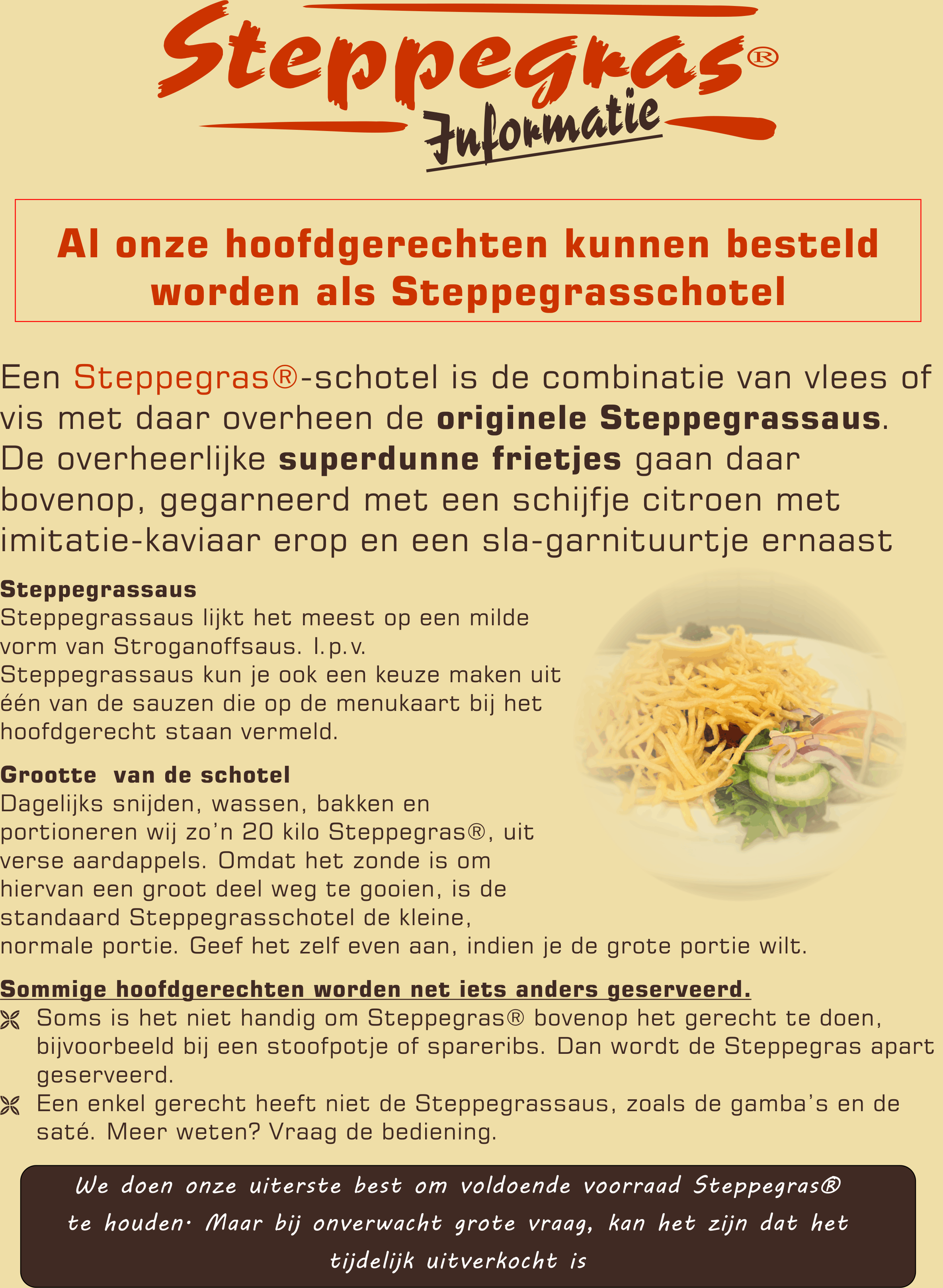 Steppegras info